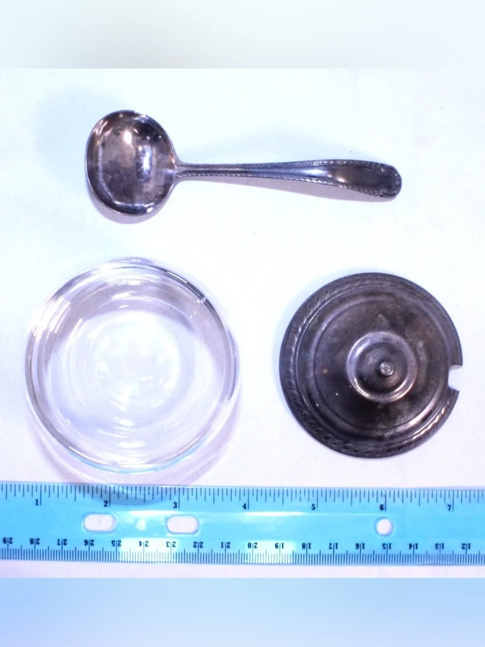 Antique clear glass
